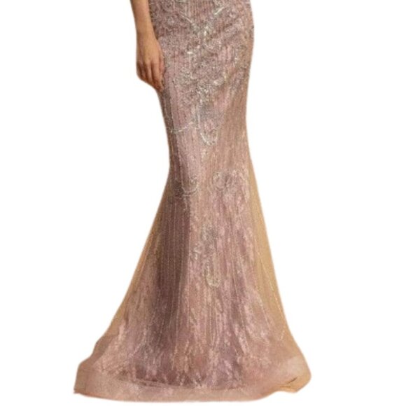 SALE NWT Aspeed Design L2230 Prom Dress Mauve Size XS - Picture 2 of 6